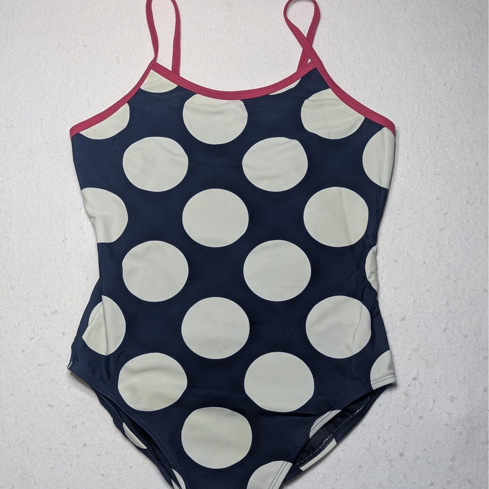 GapKids Navy‎ Polka Dot One-Piece Swimsuit | Girls XXL (14–16)